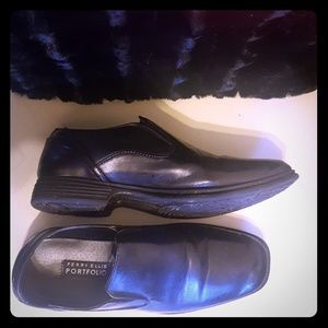 Perry Ellis boys slip on dress shoes